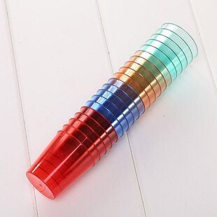 80pcs Disposable 25ml Glasses Cups Plastic Cup Coloured Shot