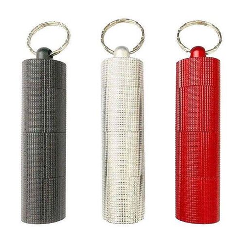 Keychain Medicine Case Pill Holder Box Storage Bottle