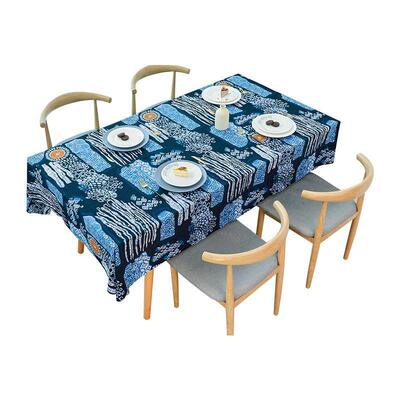 餐桌布 Tablecloth printed cotton linen table cloth rectangle