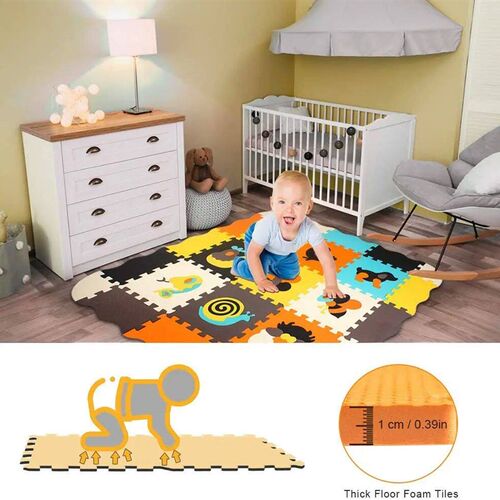 25Pcs/Lot Childrens Rug Cartoon Animal Pattern Carpet EVA F