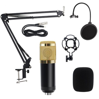 Sound card microphone computer phone karaoke set支架声卡套装