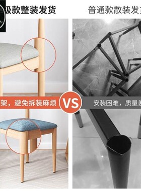 Dining chairs, household Nordic backrest stools, imitation s