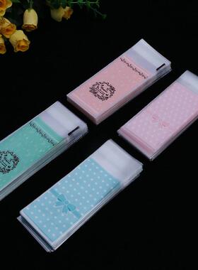 100pcs/lot Size 5*10+3cm Plastic Cookie Packaging Cupcake Wr