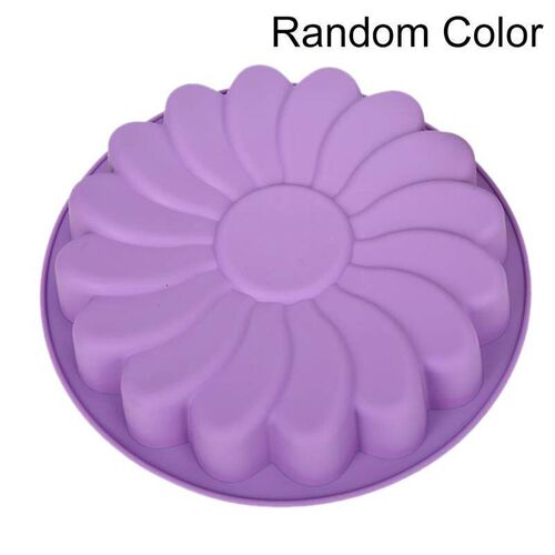 1pc Round Flower Silicone Cake Baking Pans Mold Handmade