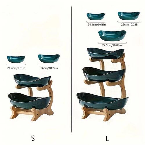 Table Plates Dinnerware Kitchen Fruit Bowl with Floors Parti
