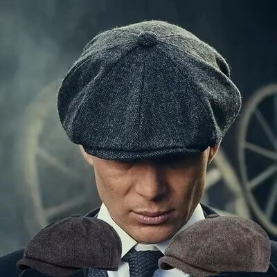 Men Casual Peaky Blinders hat Spring Autumn Retro Beret Hats