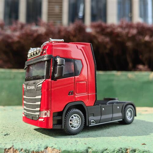 1/50 Alloy Diecast Truck Head Car Model Toys Simulation Engi