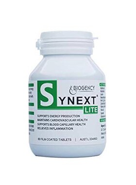 Biogency Synext LITE NAD+ Supplement 60 Tabs Supports Ene