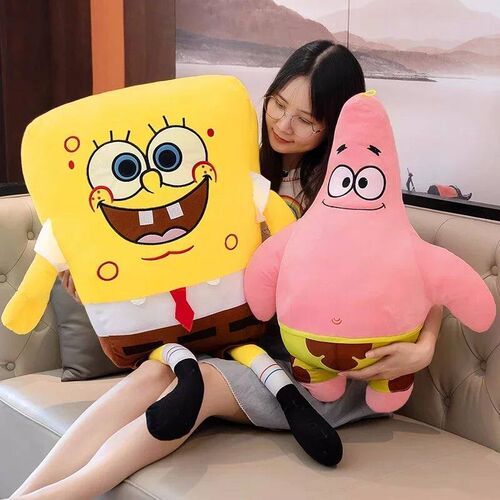 Big Size Cute SpongeBob Patrick Star Cushion Very Soft Hug P