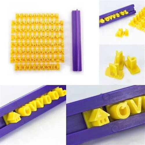 Biscuit Cutter Number Alphabet Fondant Cookie Mould Cake