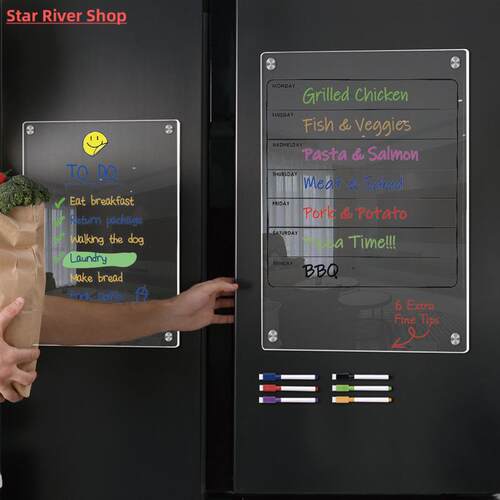 Fridge Magnet Sticker Calendar Board Planner Reusable Magnet