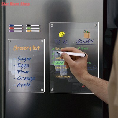 Fridge Magnet Sticker Calendar Board Planner Reusable Magnet