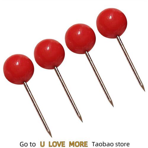 Push Pin Tacks Map Board Round For Thumb Head Cork Push Draw