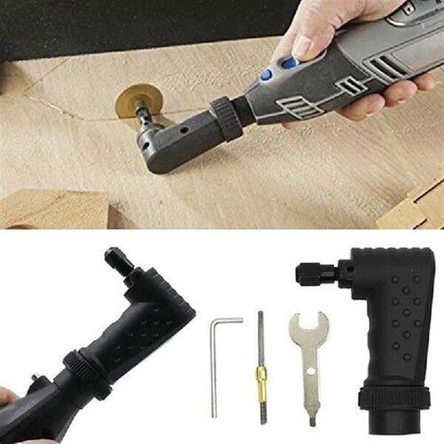 1 Set Of Black Electric Grinding Right Angle Converter