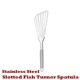 Stainless Slotted Spatula Turner Steel Fish