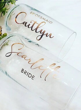 Personalized Name er for Wedding Bridal Shower Gift Box Deco