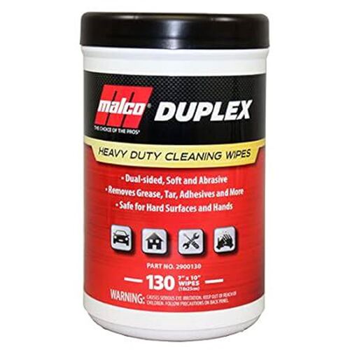 Malco Duplex Heavy Duty Cleaning Wipes for Home and Auto