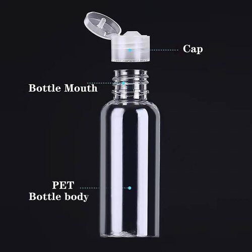 5Pcs Set Travel Bottling Plastic With Packaging Label Pouch