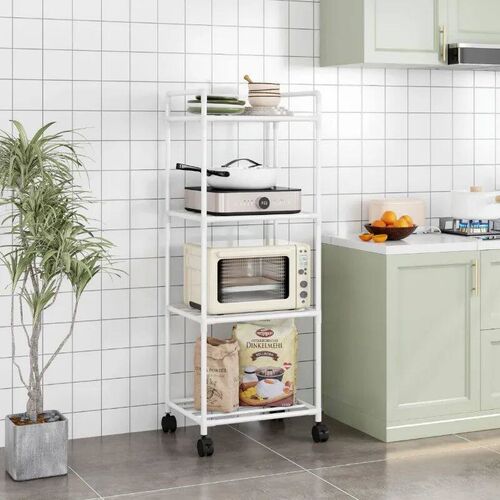 Multi-Layer Kitchen Rack Household Microwave Stove Shelf Mul