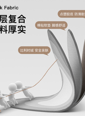 Computer chair round floor mat Bedroom soundproof mat椅子垫