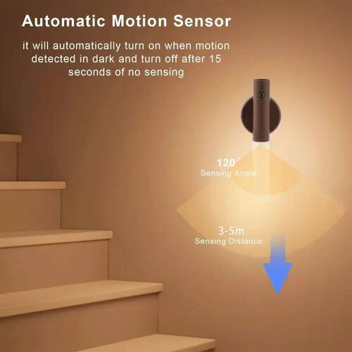 Rechargeable Wall Light Indoor Motion Sensor Night Light Por