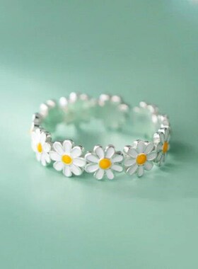 Korean Style Adjustable Opening Finger Ring Bride Wedding En