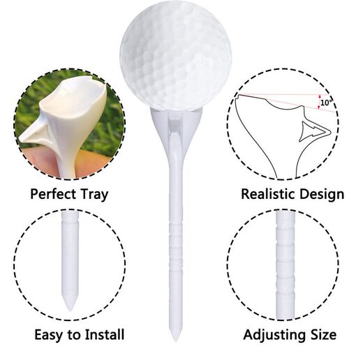 Golf 10  Tee environmentally friendly and durable 83mm golf