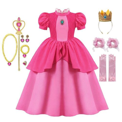 Halloween Costume for Kids Peach Princess Dress For Girls Ch