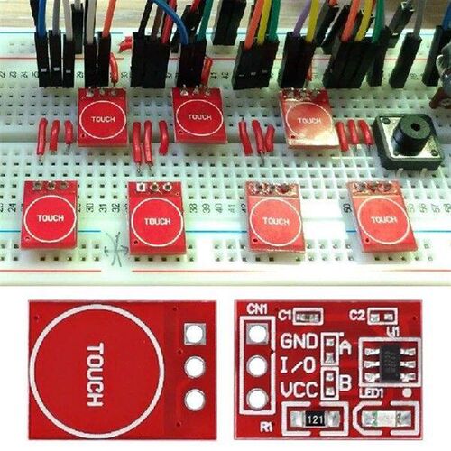 50Pcs Ttp223 Touch Button Modular Self-Locking Jog