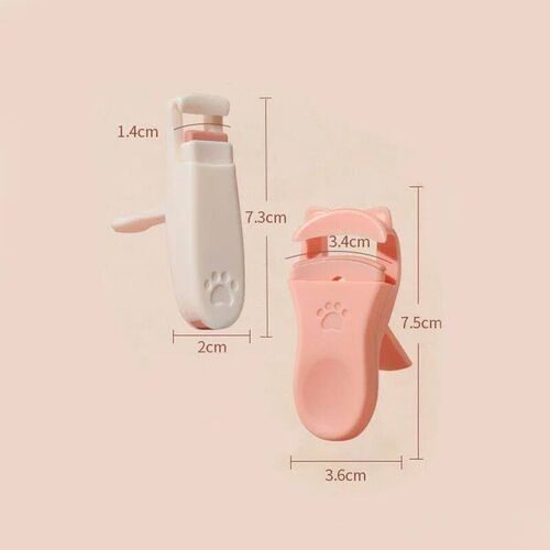 1/2Pcs Eyelashes Curler Cute Designs Cat Claw Long Lasting P