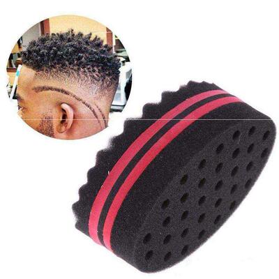 high quality magic twist hair brush sponge, hair curl sponge