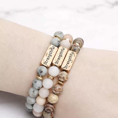 Volcanic Natural Stone Yoga Stone Versatile Stength Brlet