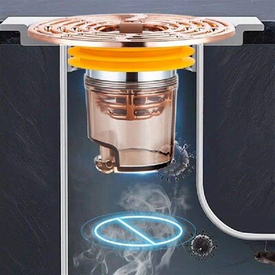 Upgraded Plastic Floor Drain Filter Effective Odor Ber