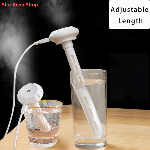 USB Mini Ultrasonic Air Humidifier LED Lamp USB Essential Oi