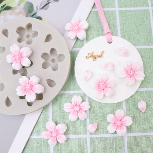 Cherry silicone mold sugar chocolate small flower DIY gutta