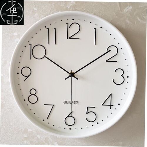 mute clock wall clock living room modern minimalist atmos
