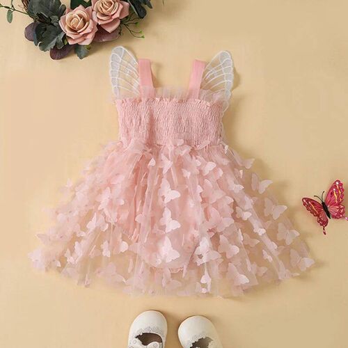 Pudcoco Infant Newborn Baby Girls Rompers Dress, Sleeveless
