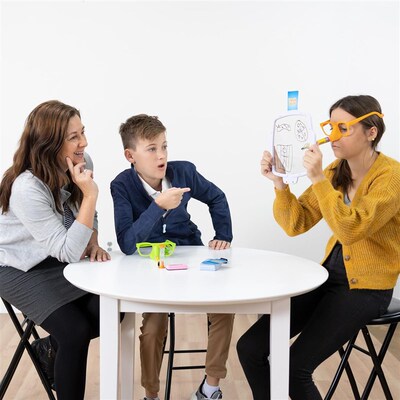 Pencil Nose board game kids drawing guess picture Party toys