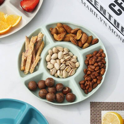 5 Compartment Flower Shape Appetizer Household Food Grade Pl