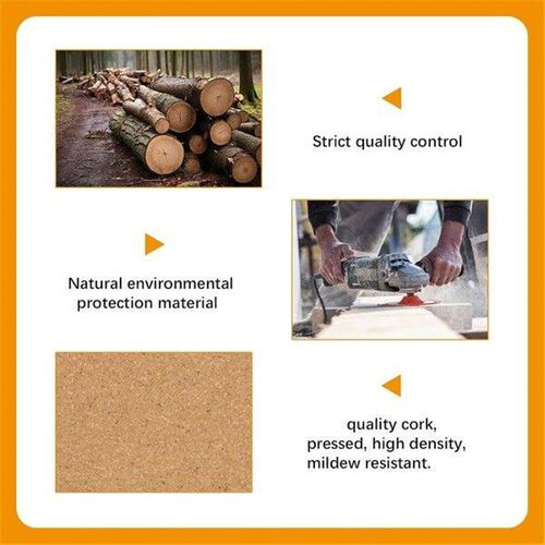 100 PCS Self Adhesive Cork for Coasters Bulk,Coaster