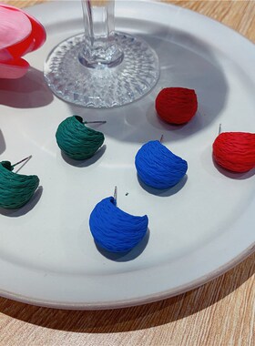 S925 Silver Needle Retro Green Earrings Womens New Fashion