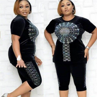 2 Two Piece Set Women African Clothes Summer Fashion Africa