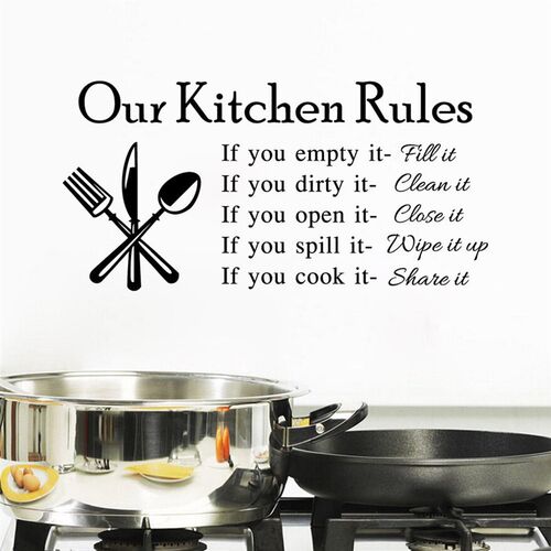 New 【 ZY8203 】 Kitchen Rules Kitchen Waterproof Removable