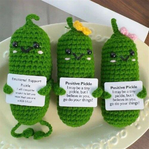1/10pcs Handmade Emotional Cucumber itive Energy