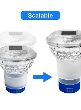 Solar Powered Floating Pool Chlorine Dispenser with