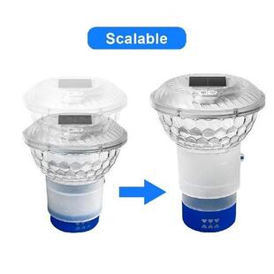 Solar Powered Floating Pool Chlorine Dispenser with