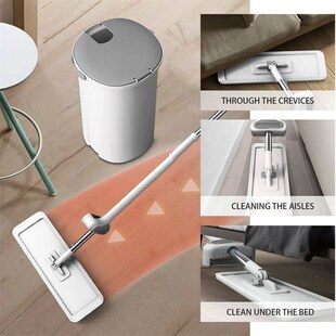 Squeeze Mop Magic Flat Hands Free Washing Lazy Mops for Hous