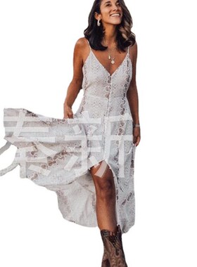 Ruffd snakeskin print Bohemia holiday wind beach Europe and