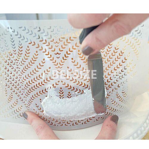 Cake Decorating Stencils Templates Floral Stencil Wedding