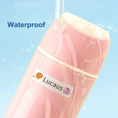 Customize Name Tag Sticker Waterproof Personalized Label for